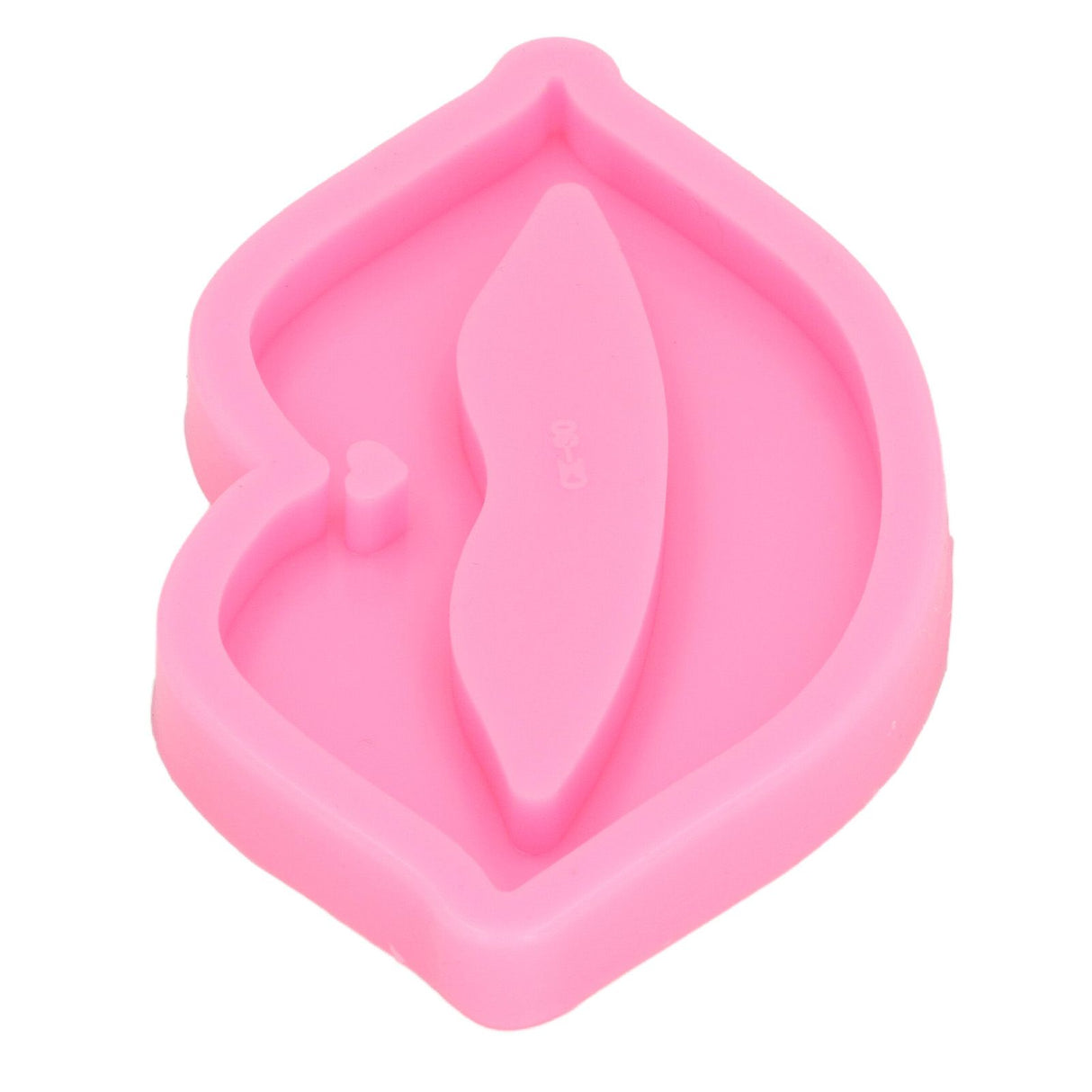 2pcs Lip Shape Silicone Molds Flexible DIY Fondant Molds Cake Decorating Molds for Cake Shop