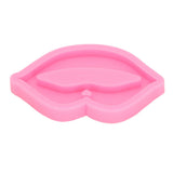 2pcs Lip Shape Silicone Molds Flexible DIY Fondant Molds Cake Decorating Molds for Cake Shop