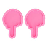 2 Pcs Fondant Molds Easy Cleaning DIY Making Food Grade Silicone Soft Elastic Chocolate Molds for Decorations