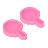 2 Pcs Fondant Molds Easy Cleaning DIY Making Food Grade Silicone Soft Elastic Chocolate Molds for Decorations