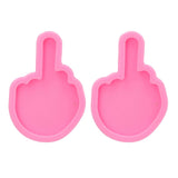 2 Pcs Fondant Molds Easy Cleaning DIY Making Food Grade Silicone Soft Elastic Chocolate Molds for Decorations