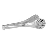 Cooking Tongs Multipurpose Heat Resistance Shell Shape Stainless Steel Kitchen Tongs for Cooking Barbecue Serving 201 (28cm/11.0in)