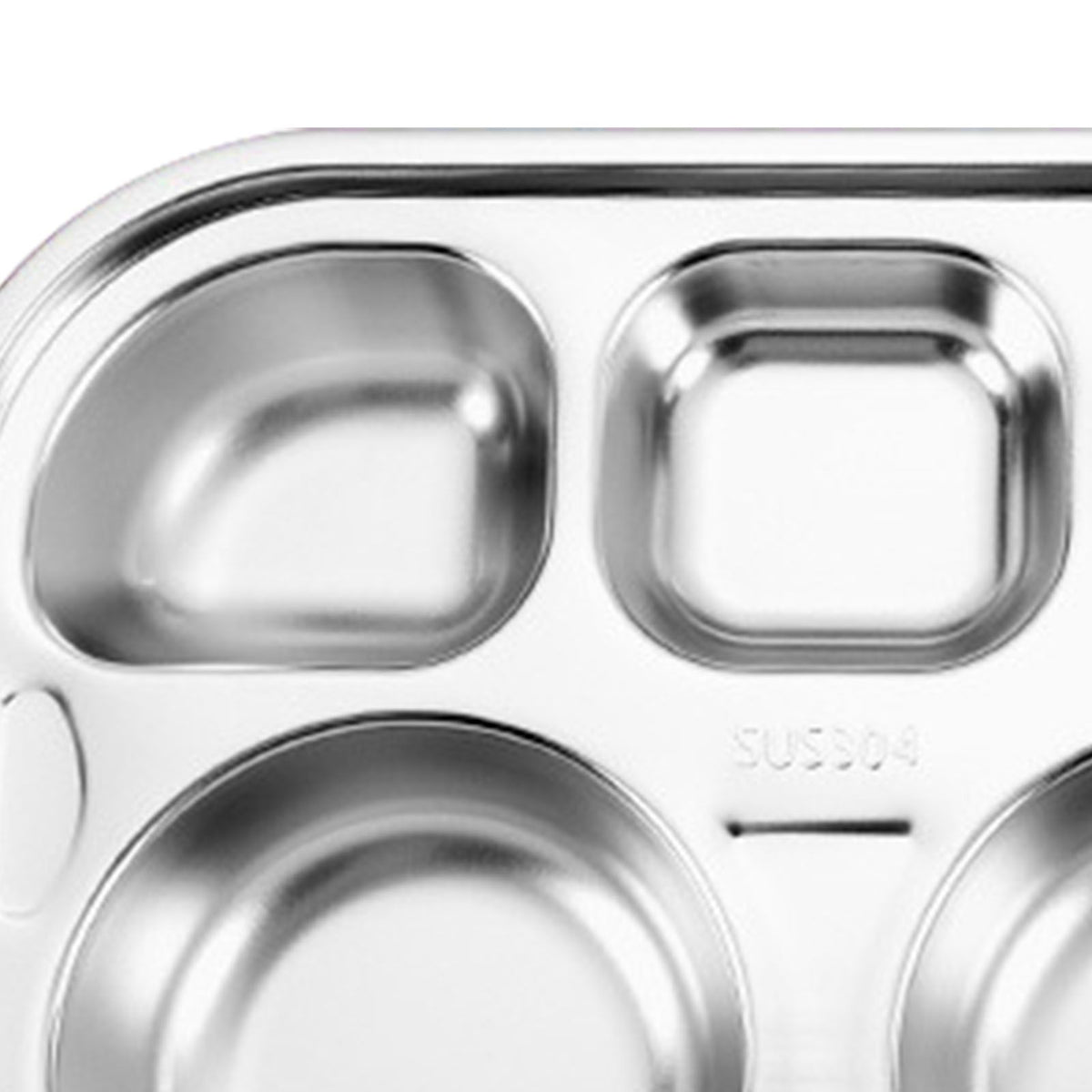 Stainless Steel Divided Platter Food Grade Cartoon Drop Proof Fun Shape Divided Dinner Tray for Kindergarten Pickup Truck