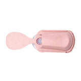 Multifunctional Kitchen Rice Scoop Storage Rack Rice Cooker Side Spoon Holder Kitchen Utensil Pink - Extra Image