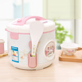 Multifunctional Kitchen Rice Scoop Storage Rack Rice Cooker Side Spoon Holder Kitchen Utensil Pink