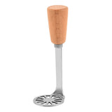 Potato Masher 304 Stainless Steel Potato Smasher Kitchen Tool Metal Mashing Utensil for Potato Beans