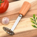 Potato Masher 304 Stainless Steel Potato Smasher Kitchen Tool Metal Mashing Utensil for Potato Beans - 45-Degree Angle