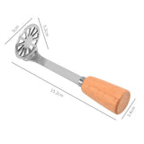 Potato Masher 304 Stainless Steel Potato Smasher Kitchen Tool Metal Mashing Utensil for Potato Beans