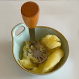 Potato Masher 304 Stainless Steel Potato Smasher Kitchen Tool Metal Mashing Utensil for Potato Beans