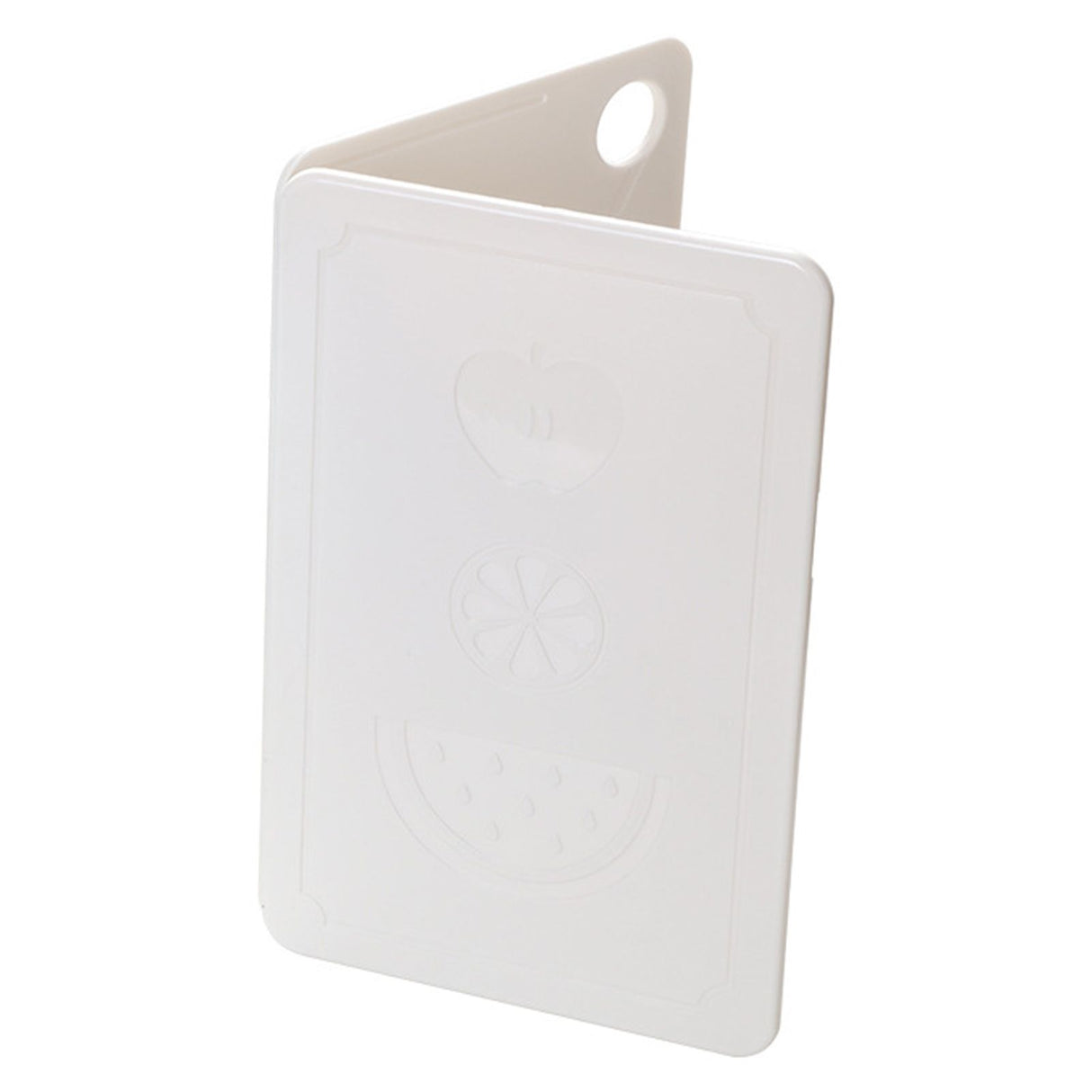 Foldable Kitchen Cutting Board Portable Plastic Fruit Chopping Board for Outdoor Picnic Camping Nordic Rice White 20x12.5x0.8cm