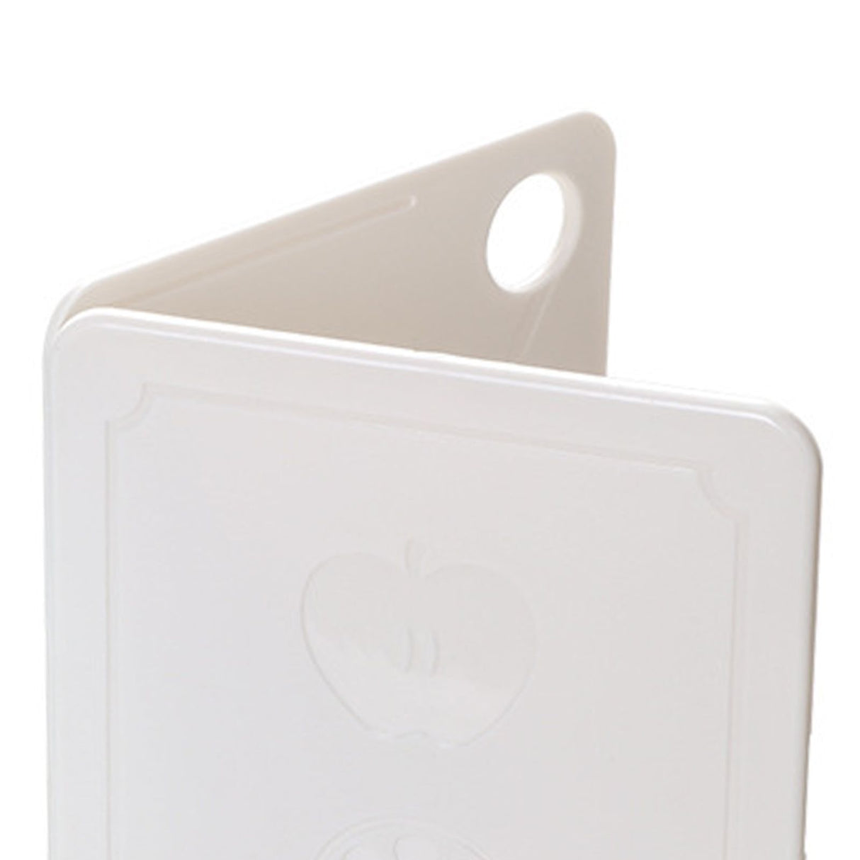 Foldable Kitchen Cutting Board Portable Plastic Fruit Chopping Board for Outdoor Picnic Camping Nordic Rice White 20x12.5x0.8cm