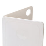 Foldable Kitchen Cutting Board Portable Plastic Fruit Chopping Board for Outdoor Picnic Camping Nordic Rice White 20x12.5x0.8cm