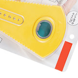 Multifunction Jar Opener Effortless Manual Can and Bottle Opener V Shaped Opening Jar Lid Opener for Home Kitchen Yellow - Low Angle