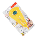 Multifunction Jar Opener Effortless Manual Can and Bottle Opener V Shaped Opening Jar Lid Opener for Home Kitchen Yellow