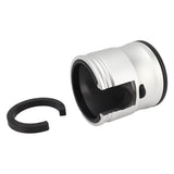 Coffee Tamper Holder Round Prevent Slip Adjustable Universal Aluminum Alloy Coffee Filter Handle Stand for Home Cafe Silver