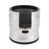 Coffee Tamper Holder Round Prevent Slip Adjustable Universal Aluminum Alloy Coffee Filter Handle Stand for Home Cafe Silver