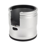 Coffee Tamper Holder Round Prevent Slip Adjustable Universal Aluminum Alloy Coffee Filter Handle Stand for Home Cafe Silver