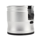 Coffee Tamper Holder Round Prevent Slip Adjustable Universal Aluminum Alloy Coffee Filter Handle Stand for Home Cafe Silver
