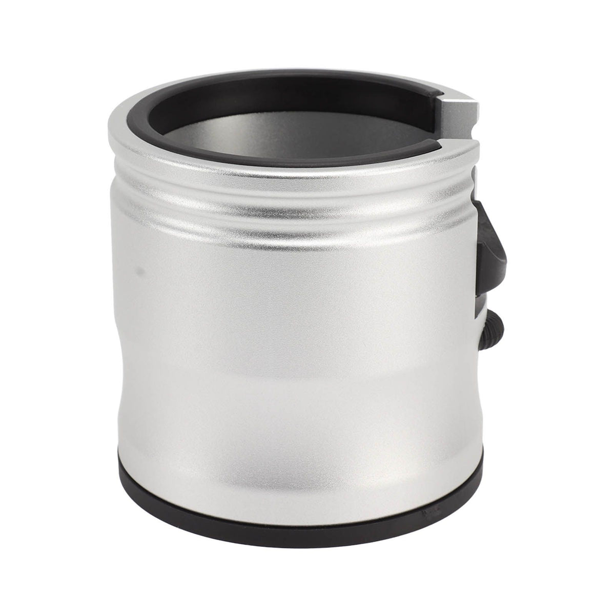 Coffee Tamper Holder Round Prevent Slip Adjustable Universal Aluminum Alloy Coffee Filter Handle Stand for Home Cafe Silver