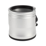Coffee Tamper Holder Round Prevent Slip Adjustable Universal Aluminum Alloy Coffee Filter Handle Stand for Home Cafe Silver