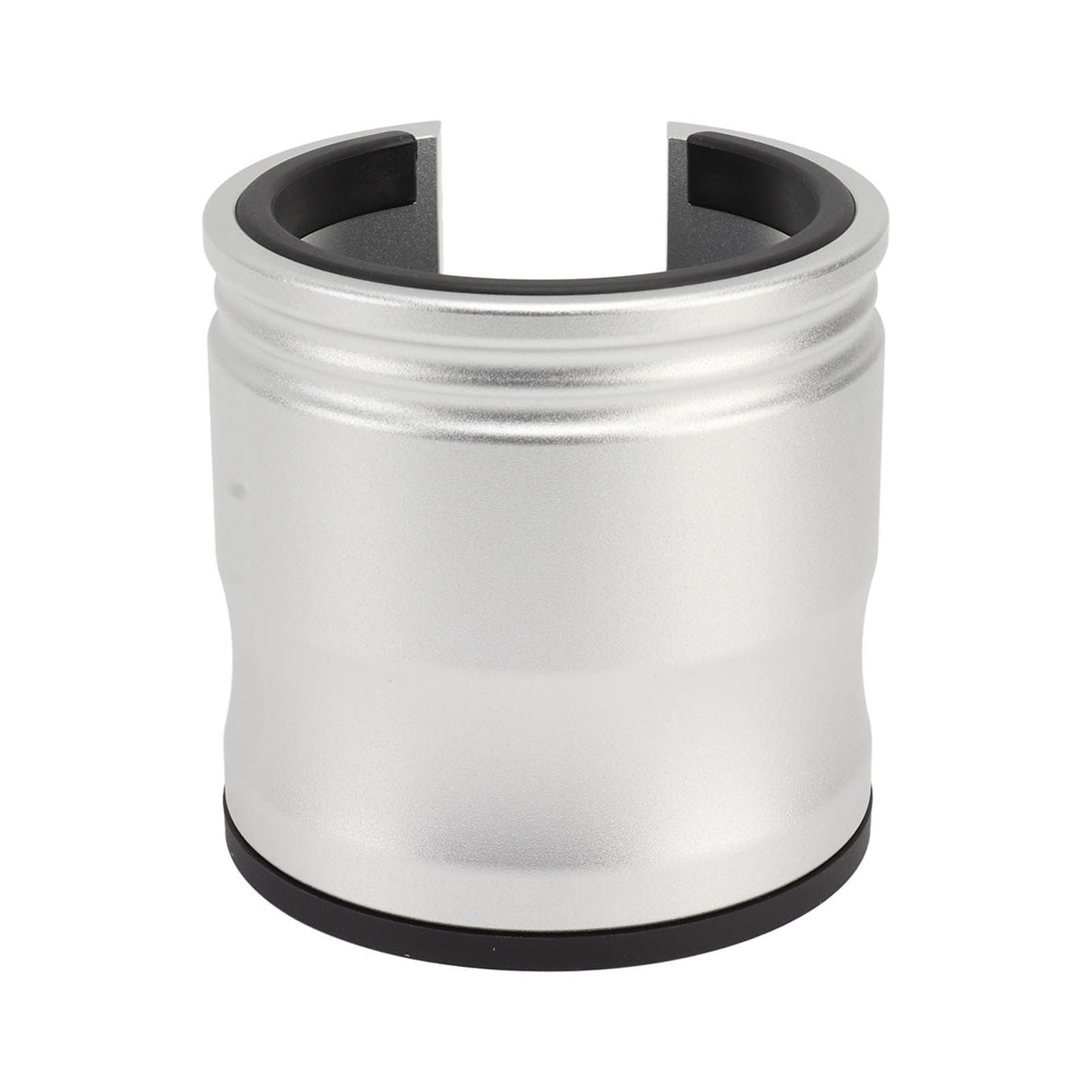 Coffee Tamper Holder Round Prevent Slip Adjustable Universal Aluminum Alloy Coffee Filter Handle Stand for Home Cafe Silver