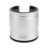Coffee Tamper Holder Round Prevent Slip Adjustable Universal Aluminum Alloy Coffee Filter Handle Stand for Home Cafe Silver - Extra Image