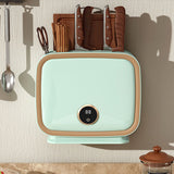 Wall Mounted Knife Holder Utensil Drying Rack Hot Air Circulation Knife Chopping Board Tableware Stand CN Plug 220V
