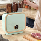 Wall Mounted Knife Holder Utensil Drying Rack Hot Air Circulation Knife Chopping Board Tableware Stand CN Plug 220V