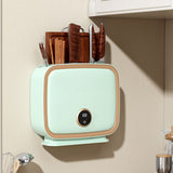 Wall Mounted Knife Holder Utensil Drying Rack Hot Air Circulation Knife Chopping Board Tableware Stand CN Plug 220V