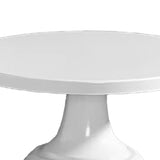 Metal Cake Stand European Style Anti Slip Round Cake Stand for Weddings Parties Anniversaries Small White