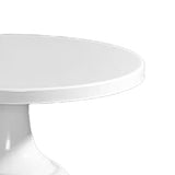 Metal Cake Stand European Style Anti Slip Round Cake Stand for Weddings Parties Anniversaries Small White - Extra Image