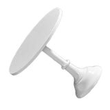 Metal Cake Stand European Style Anti Slip Round Cake Stand for Weddings Parties Anniversaries Large White