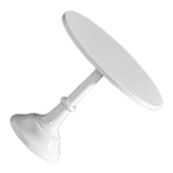 Metal Cake Stand European Style Anti Slip Round Cake Stand for Weddings Parties Anniversaries Large White - Side View