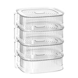Insulation Vegetable Dish Cover Multifunctional Leftovers Cover Kitchen Table Dustproof Food Covers 4 Layers