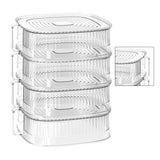 Insulation Vegetable Dish Cover Multifunctional Leftovers Cover Kitchen Table Dustproof Food Covers 4 Layers