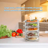 Insulation Vegetable Dish Cover Multifunctional Leftovers Cover Kitchen Table Dustproof Food Covers 4 Layers