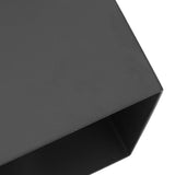 Coffee Ground Knock Box Square Bottomless Black Rubber PTFE Steel Residue Box for Cafe - Extra Image
