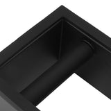 Coffee Ground Knock Box Square Bottomless Black Rubber PTFE Steel Residue Box for Cafe - Extra Image
