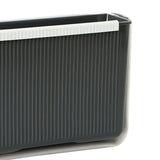 Wall Mounted Folding Trash Bin Strong Load Bearing Large Capacity Kitchen Hanging Trash Can for Home Grey - Extra Image