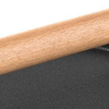 Squid Press Metal Round Patty Maker Meat Press Flattener Plate Barbecue Tool with Wood Handle for Outdoor Picnic