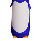 Water Bottle Penguin Design Heat Insulation 300ml Portable Water Cup for Outdoor Blue - Low Angle