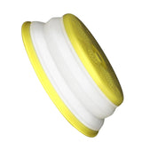 Dish Cover Foldable Drain Basket Dustproof Microwave Cover Splatter Guard for Home Cooking Yellow - Extra Image