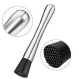 Cocktail Mixing Spoon Muddler and 15ml 30ml Jigger Stainless Steel Bar Tool Set for Home - Extra Image