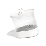 Rice Bucket Damp Proof Sealing Thickened PP PET Grain Storage Tank for Home Flour Dog Food L White Rabbit