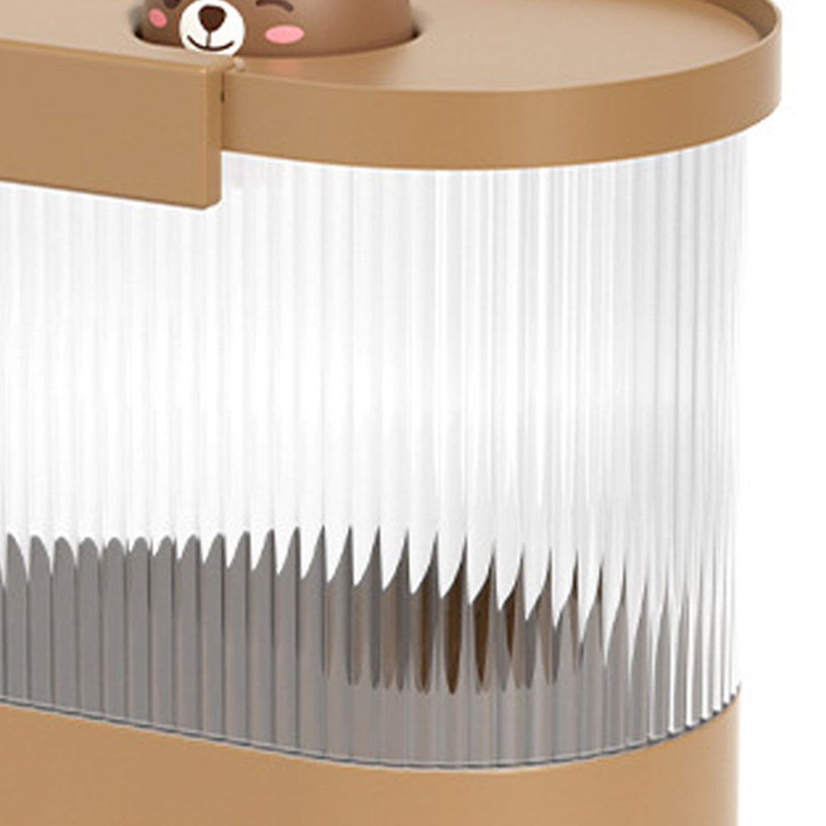 Rice Bucket Damp Proof Sealing Thickened PP PET Grain Storage Tank for Home Flour Dog Food L Brown Bear