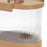 Rice Bucket Damp Proof Sealing Thickened PP PET Grain Storage Tank for Home Flour Dog Food L Brown Bear - Low Angle