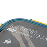 2 Layer Plastic Salad Lunch Box Microwave Safe Salad Lunch Container Portable Fruit Fat Reducing Light Food Picnic Box for Office Workers Blue, 1700ml