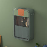Wall Mounted UV Chopsticks Cage Multifunction Chopstick Draining Cleaning Holder Hot Air Drying Kitchen Cutlery Storage Box Green
