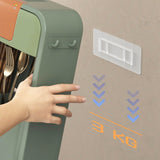 Wall Mounted UV Chopsticks Cage Multifunction Chopstick Draining Cleaning Holder Hot Air Drying Kitchen Cutlery Storage Box Green