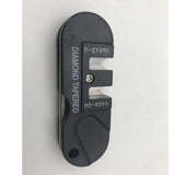 Pocket Knife Sharpener Knife Tungsten Steel Multifunction Sharpening Tool for Camping Outdoor - Rear View